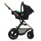 KINDERKRAFT Kombikinderwagen Moov 2 Air 3in1 Sand Beige