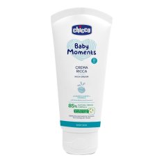 CHICCO Nährende Creme Baby Moments 85 % natürliche Inhaltsstoffe 100 ml, 0 Monate+