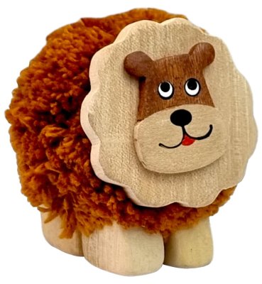 2Kids Toys Holzfigur XL Bommel Löwe