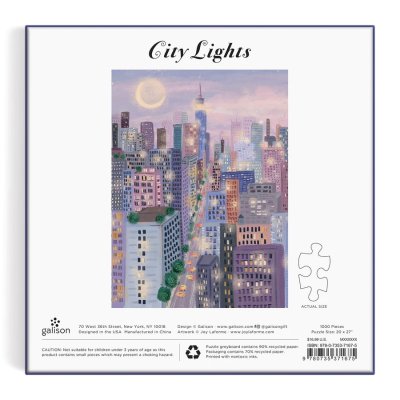 Puzzle Galison Światła w mieście 1000 elementów