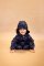 Monkey Mum® Softshell jumpsuit met membraan - Vossen en paddenstoelen - maat 98/104, 110/116