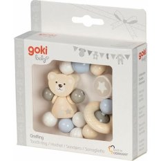 Goki Greifling Motorik Bär mit Glöckchen