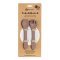 PETITE&MARS Příbor silikonový Take&Match Velvet Latte 6m+