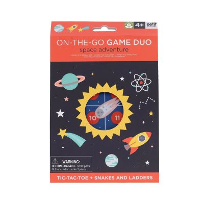 Petit Collage Jogo de Viagem 2 em 1 Aventura Espacial