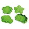 Bigjigs Toys Silikonski modelčki zeleni Meadow