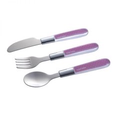 CANPOL BABIES Metal cutlery 3 pcs pink