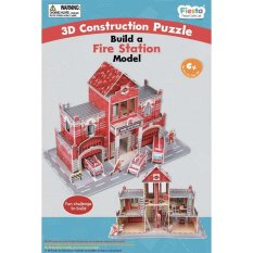 Puzzle 3D Caserne de Pompiers Fiesta Crafts