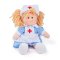 Bigjigs Toys Lalka szmaciana pielęgniarka Nancy 28 cm