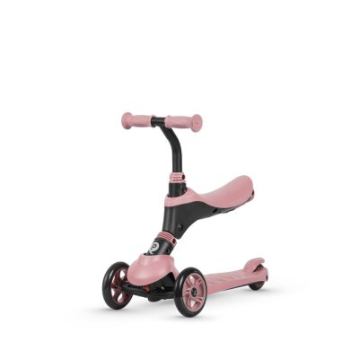 QPLAY Hulajnoga/jezdzik Sema 5w1 Pink, wiek 1-6 lat, do 50 kg