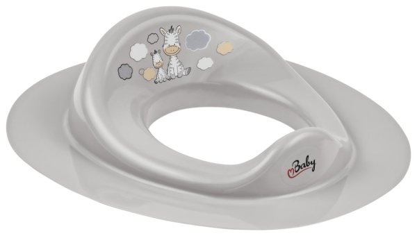 MALTEX WC-Sitzverkleinerer Zebra - Grey