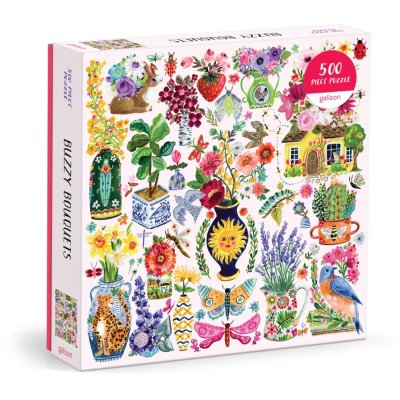 Puzzle Galison Kwiaty pełne życia 500 elementów