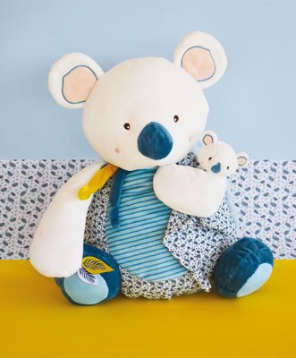 Doudou Koala Yoca with Pyjama Storage Space 40 cm