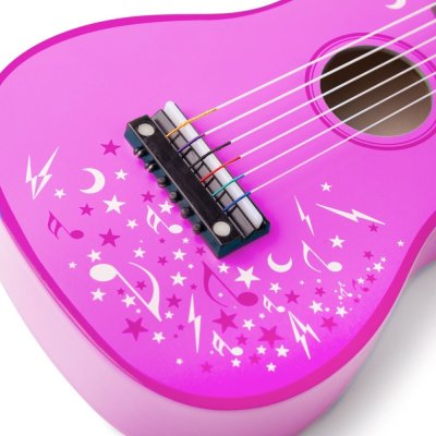 Tidlo Holzgitarre Stern Rosa