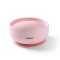 BABYONO Silikonnapf mit Saugnapf – rosa ab 6 Monaten