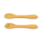 PETITE&MARS Cutlery silicone TAKE&MATCH Intense Ocher 6m+