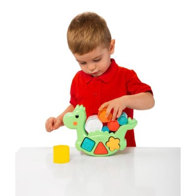 CHICCO Wkładana zabawka 2 w 1 Dino Eco+ 12m+