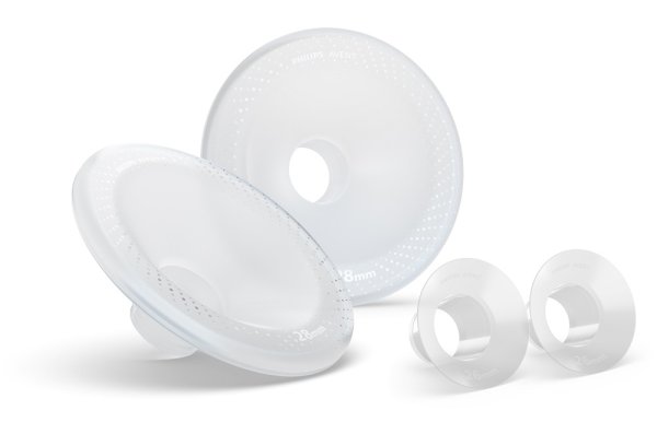 Philips AVENT Hands-Free Brustschalenaufsätze L, Silikoneinlagen