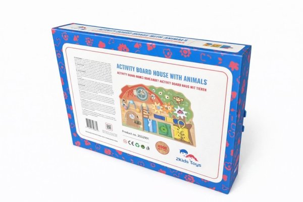 2Kids Toys Activity Board Häuschen mit Tieren