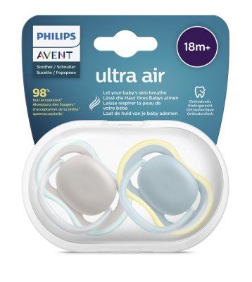 Spazzola Philips AVENT Ultra air neutral 18m+, 2 pz