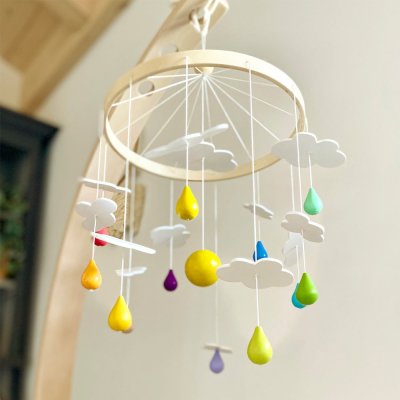 small foot Houten Mobiel Regenboog