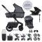 EASYWALKER Set XXL Harvey5 Air Premium Mineral Grey + KIDDY Evoluna i-size 2 + Basis