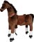 small foot Cavallo cavalcabile su ruote