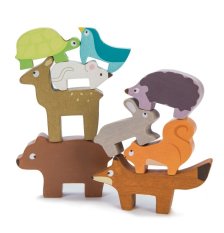 Le Toy Van Petilou Torre impilabile con animali