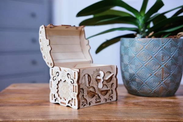 EscapeWelt Drewniane Puzzle 3D Secret Treasure Box