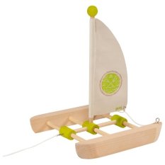 Goki Wooden Puzzle Catamaran