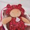 Doudou Jolijou Baba rózsaszín hordozótáskában 20 cm
