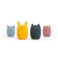 Bigjigs Toys Silikonowe zwierzątka do ściskania do kąpieli
