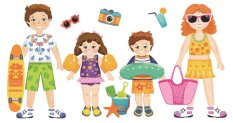 2Kids Toys Magnetyczna ubieranka Rodzina