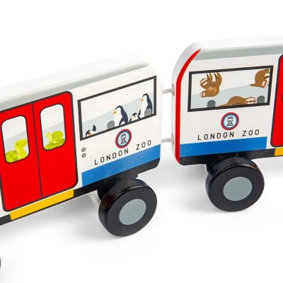 Bigjigs Toys Jucărie de tras Metroul londonez