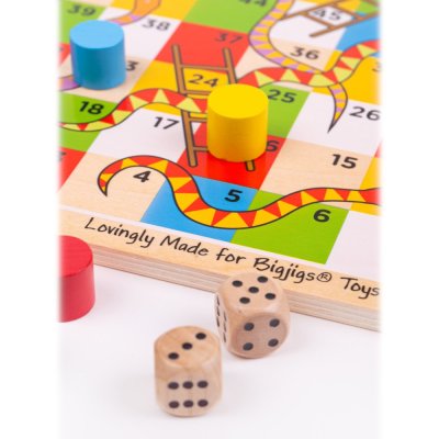 Bigjigs Toys Ormar och stegar 2