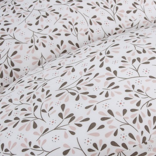 CEBA Coussin d'allaitement Cebuška PHYSIO Duo Jersey Petites Feuilles 300 cm