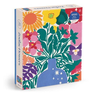 Galison Zodiac Flowers 1000 Piece Puzzle