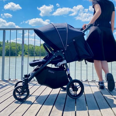 VALCO BABY Kočárek sportovní Snap 4 Sport Flat Matte LTD Edition Deep Blue + PETITE&MARS fusak Jibo