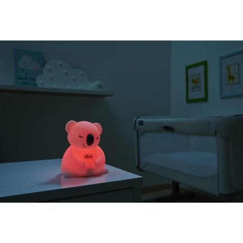 CHICCO Lampička nočné svetlo dobíjateľné, prenosné Sweet Lights - Koala