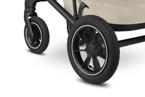 EASYWALKER Kombikinderwagen Jimmey Explore Pearl Taupe AIR + CYBEX Aton B2 i-Size + Base
