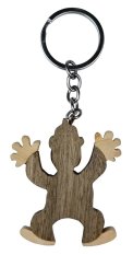2Kids Toys Houten Sleutelhanger Grote Aap Staand