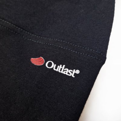 Legginsy 3/4 wysokie damskie cienkie Outlast® - czarne