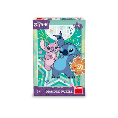 Puzzle Dino Stitch diamond 200 elementów