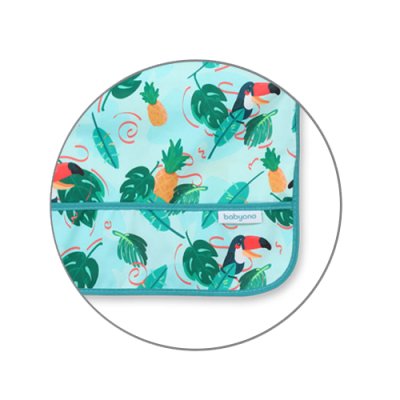 BABYONO Biber s dugim rukavima Toukans, 74 x 36 cm, 6m+