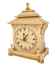 Woodcraft Puzzle 3D din lemn, ceas