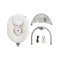 KINDERKRAFT Lehátko houpací s melodií 2v1 Lumi, do 9 kg, Premium Light Grey
