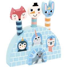 Vilac Holz Abschuss Spiel Tiere Iceland