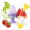 BABYONO Silikon-Schnuller zum Füttern von Flower Violet 6m+