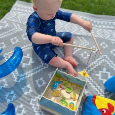 Bigjigs Toys Magnetno lovljenje ribic morje