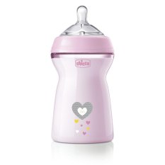 CHICCO Babyflasche Natural Feeling 330 ml Mädchen 6m+