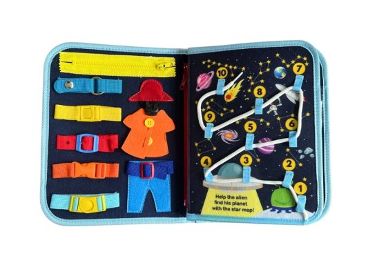 2Kids Toys Livre sensoriel busy Espace